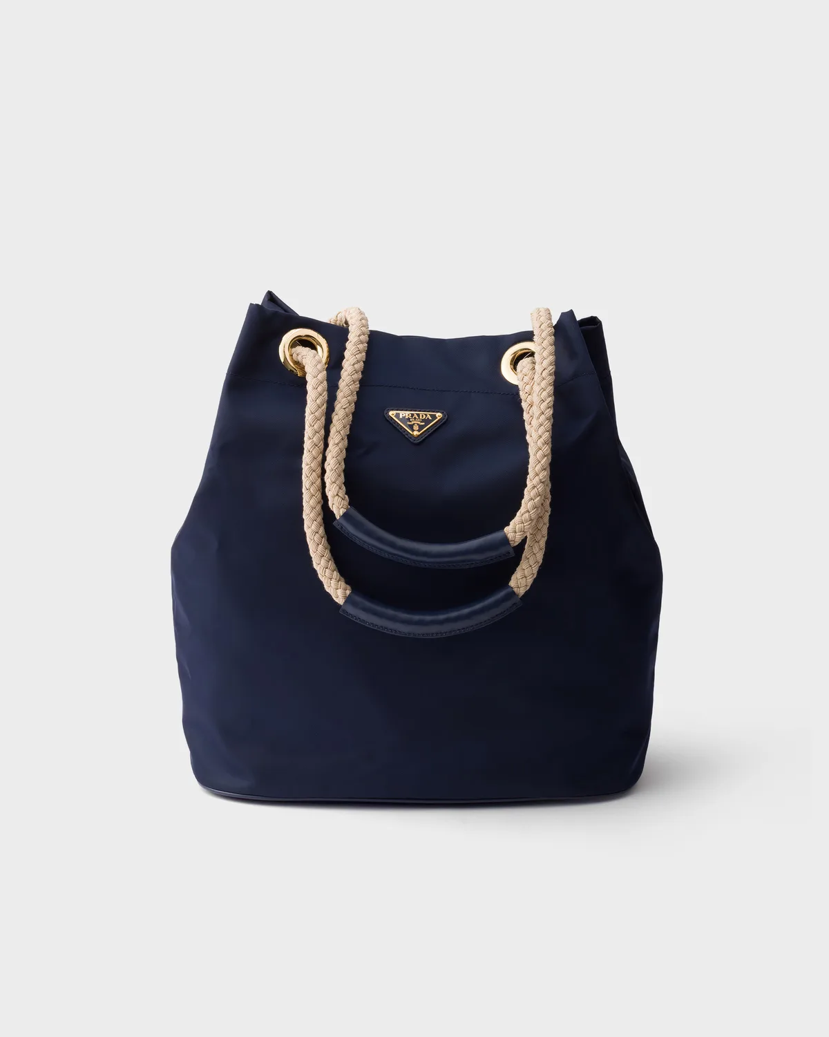 Prada Mariner large Re-Nylon bucket bag (Baltic Blue)