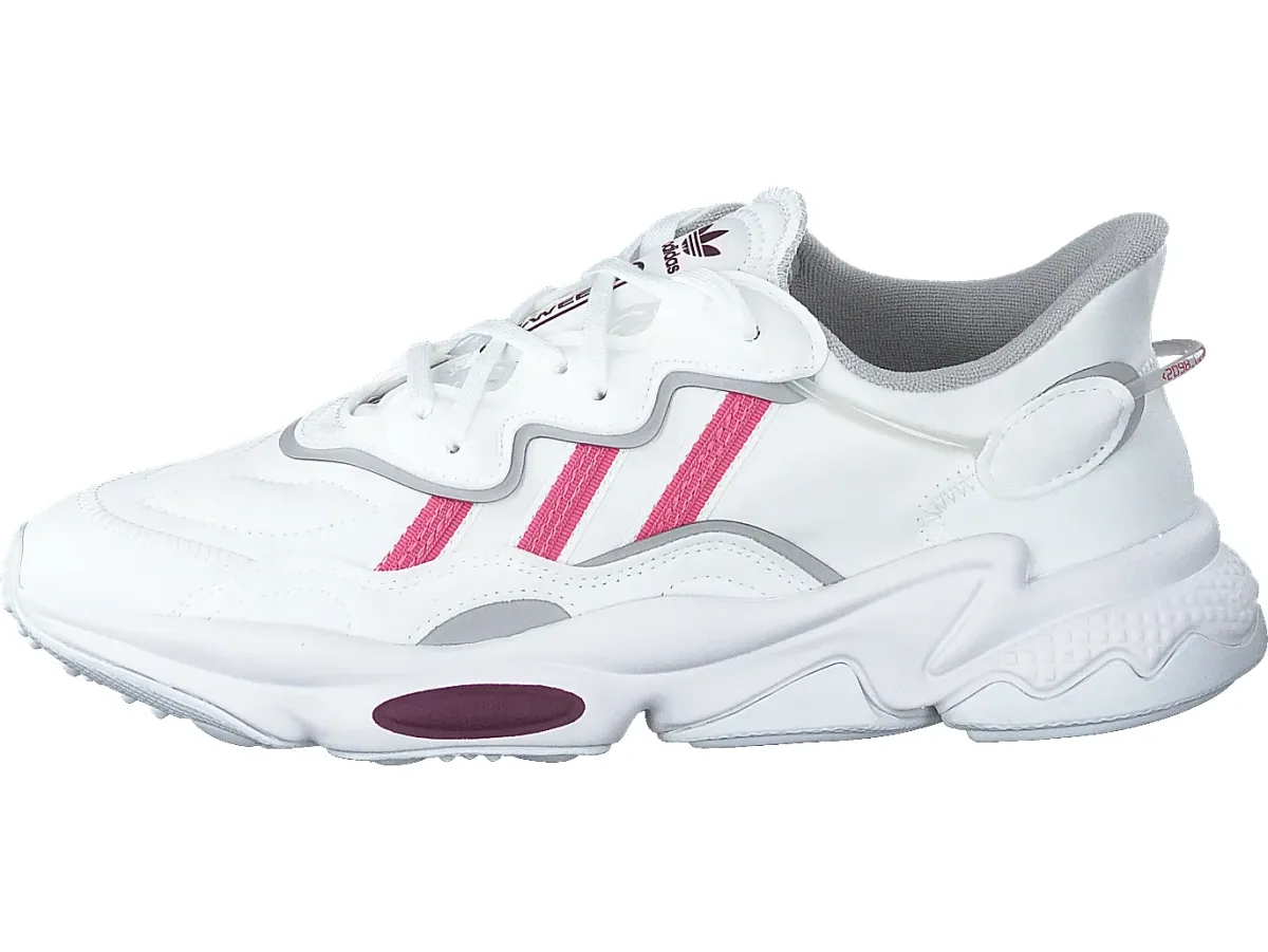 adidas Ozweego Cloud White / Rose Tone / Victory Crimson