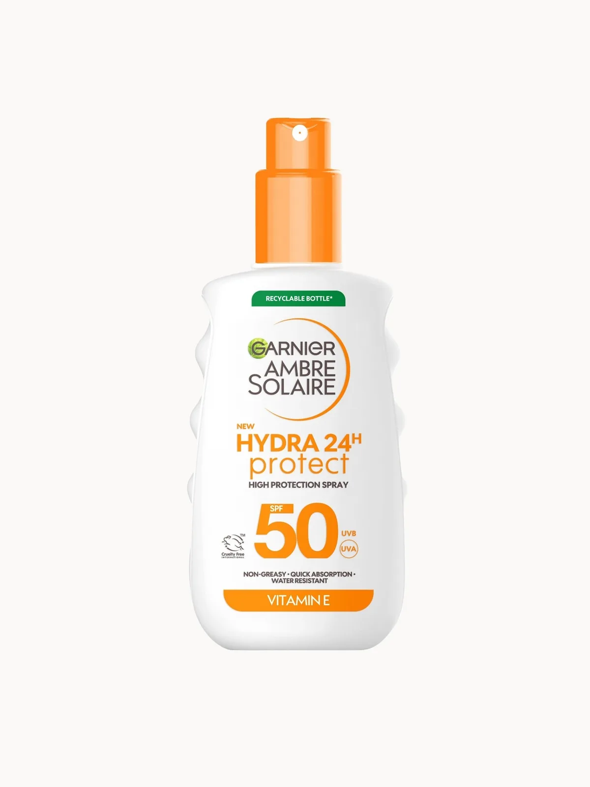 Garnier Ambre Solaire SPF 50 Hydra 24 Hour Protect High Protection Spray 150ml