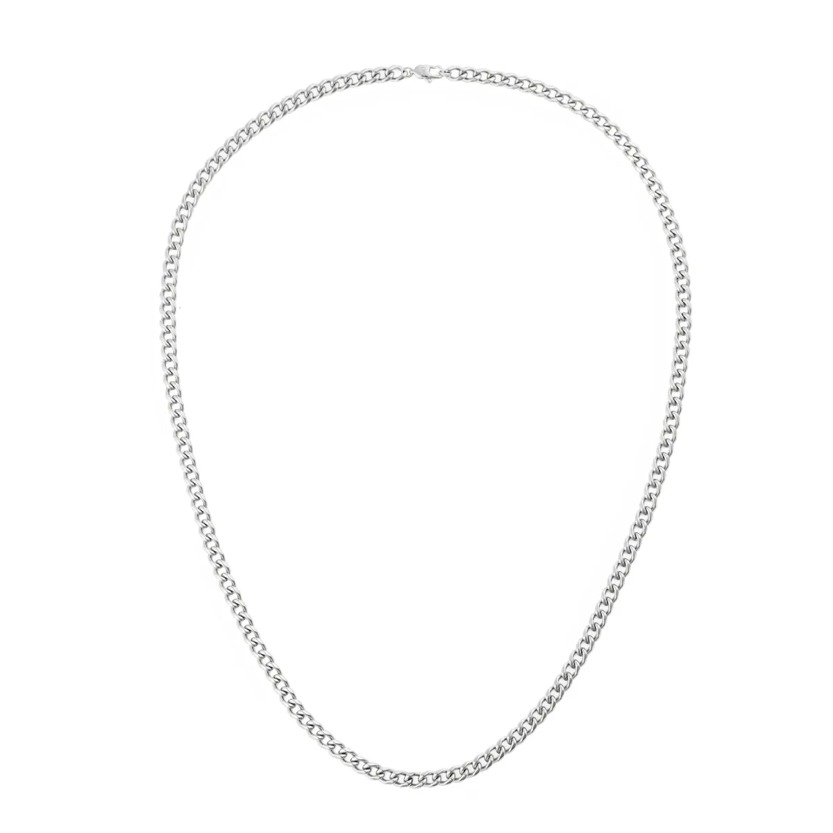 Daniel Wellington Ellipse 4mm Necklace Silver