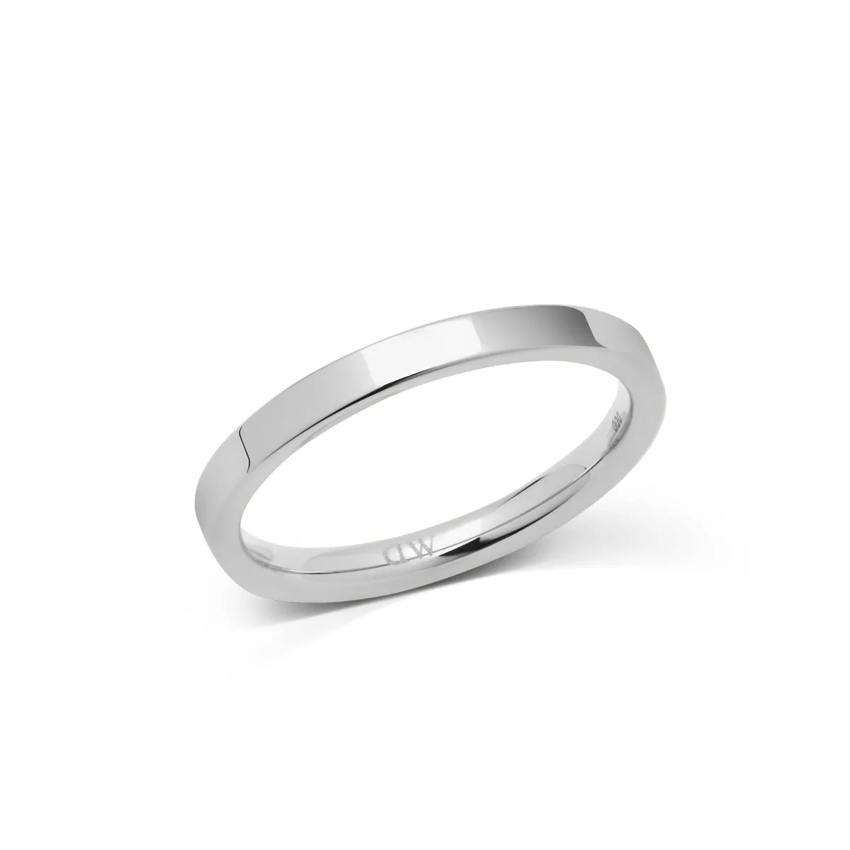 Daniel Wellington Line Ring Polished Silver 2.5mm