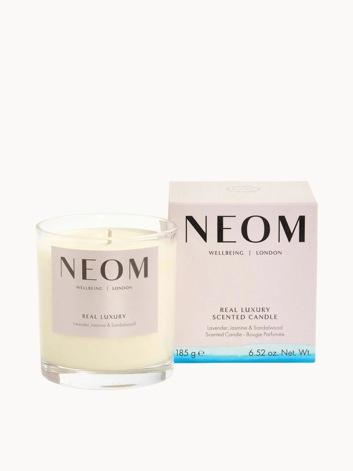 NEOM Real Luxury De-Stress Scented 3 Wick Candle