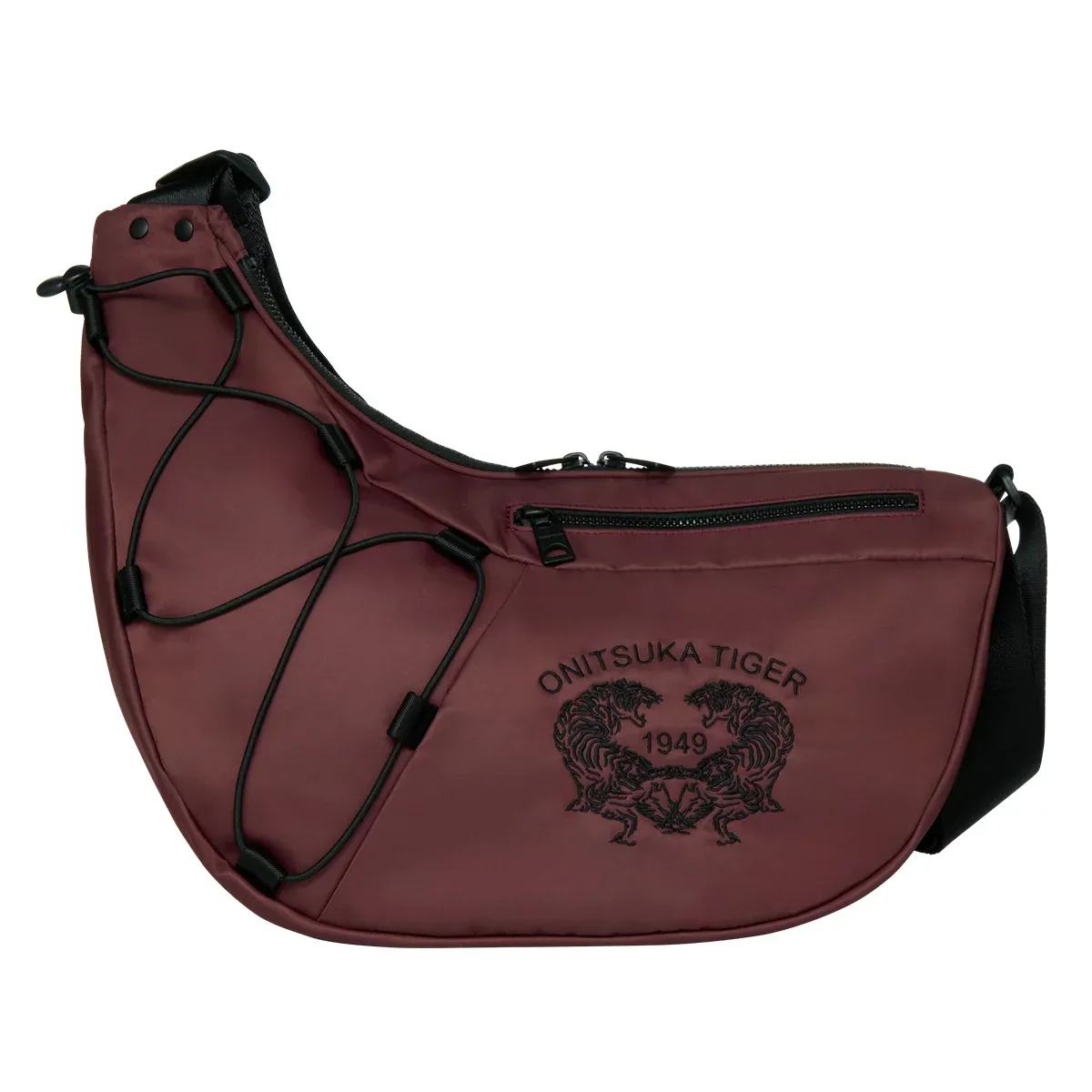 Onitsuka Tiger Messenger Bag Burgundy / Black
