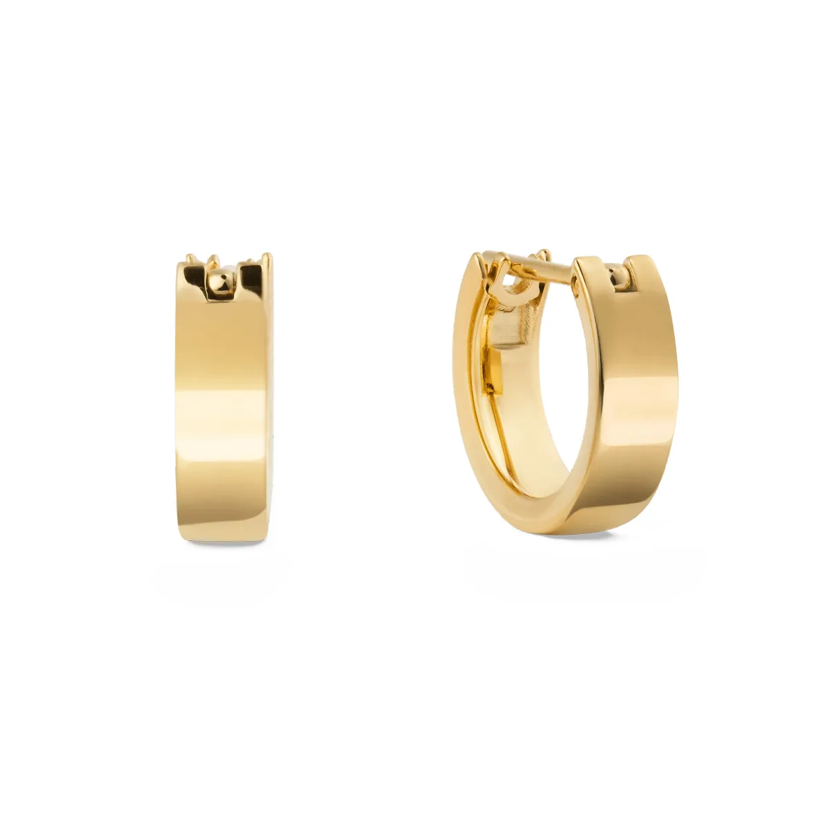 Daniel Wellington Line Earrings Polished Gold 3.5mm