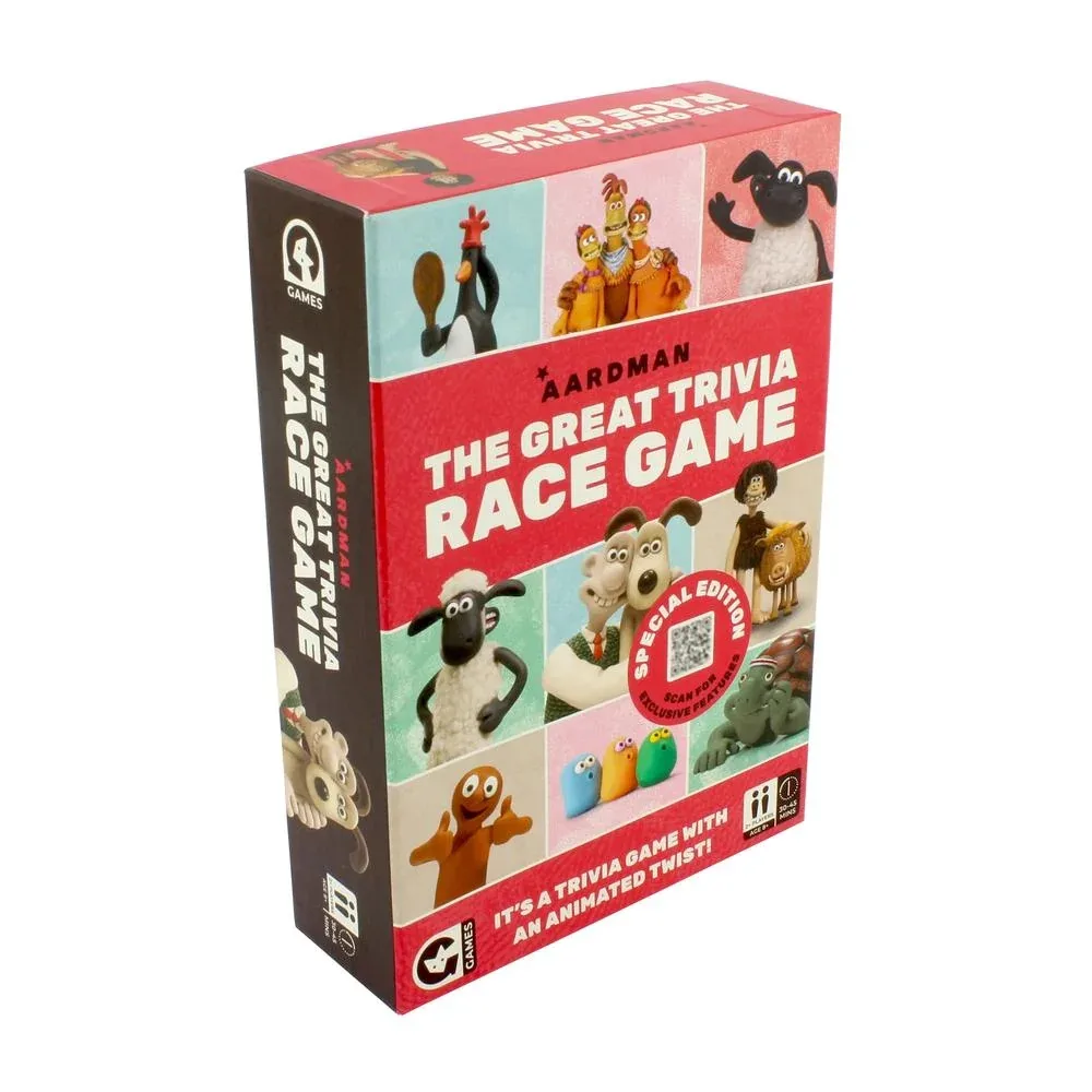 Ginger Fox Aardman Trivia Race Game